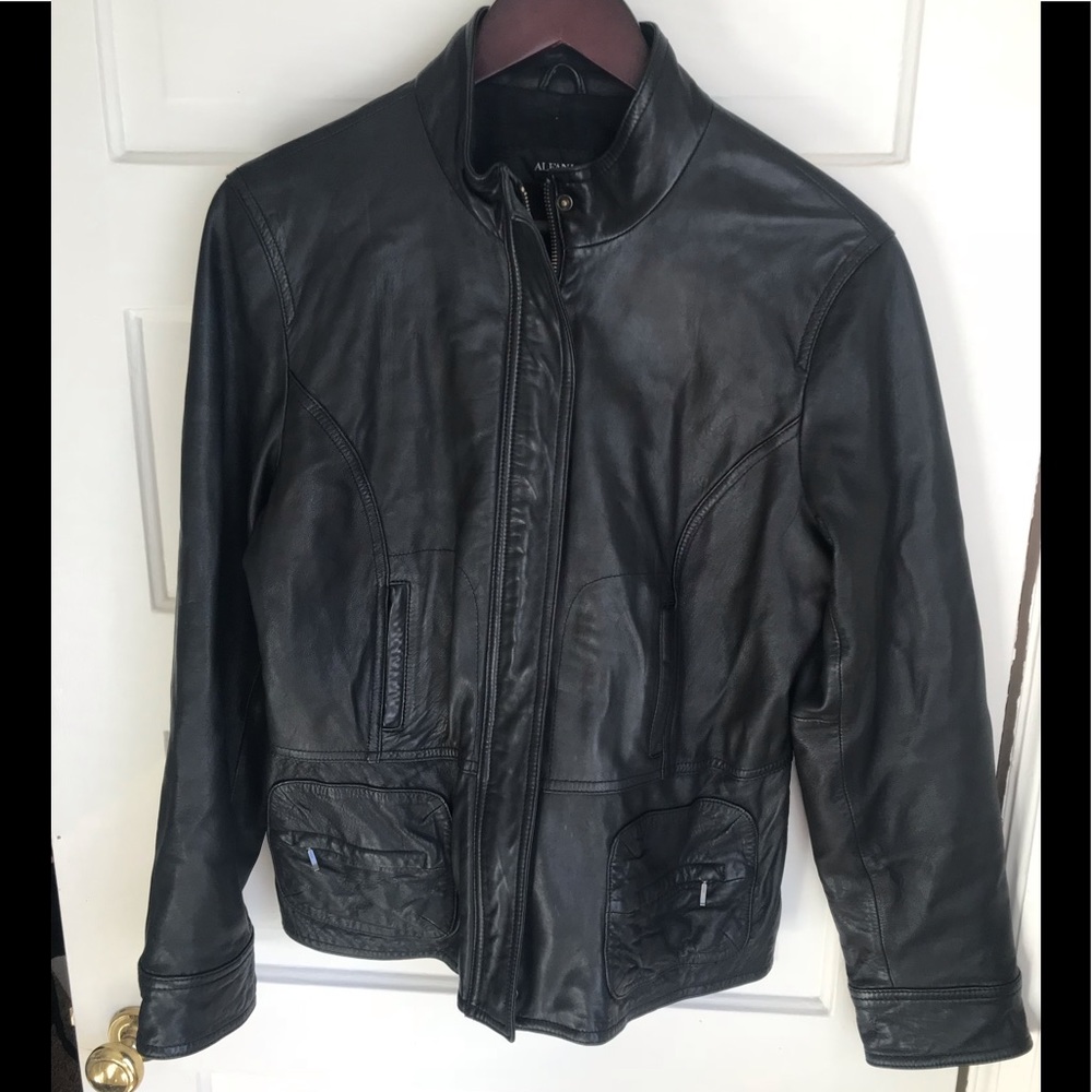 ⚡️HP⚡️Alfani Leather Jacket